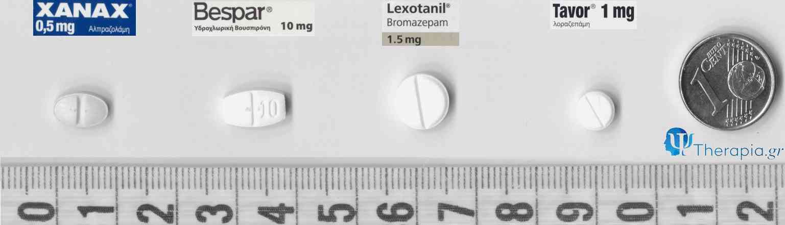 xanax ζαναξ lexotanil tavor bespar, ταβορ, ζαναξ