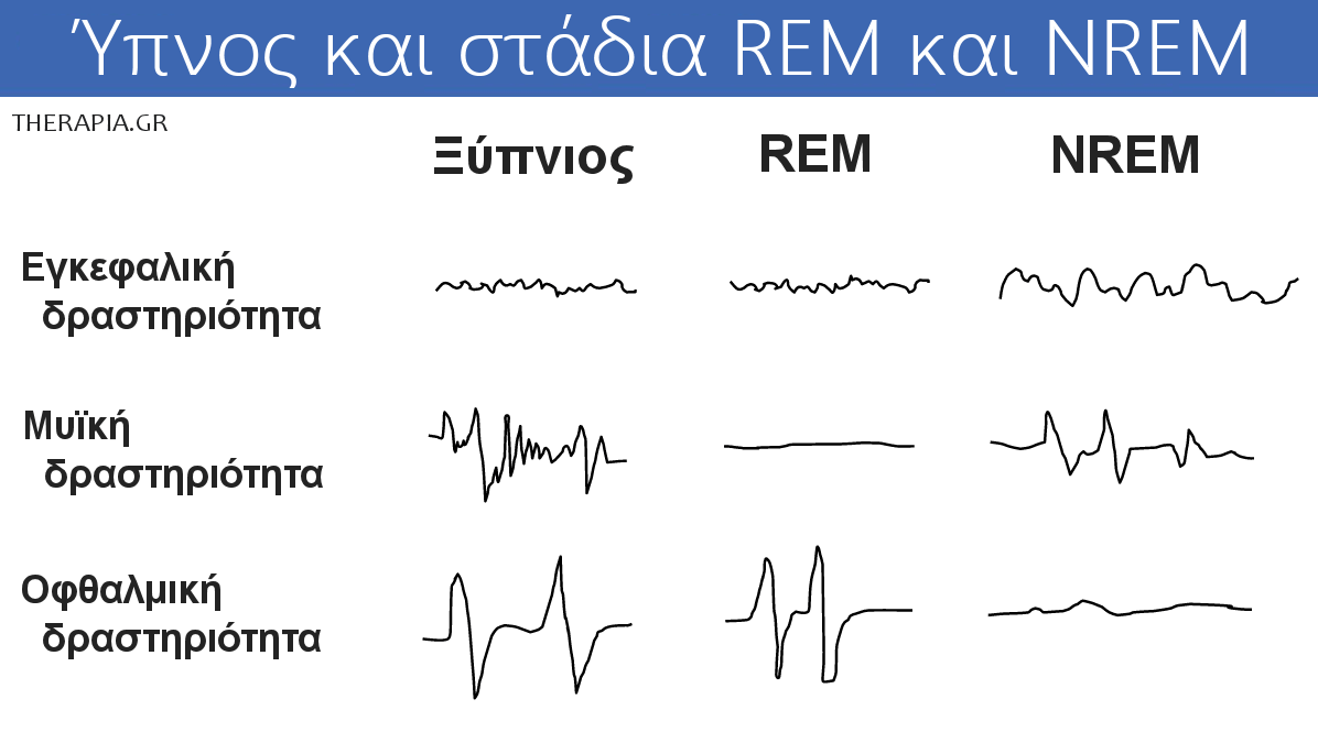 υπνος rem, βαθυς υπνος, σταδια υπνου, κυκλος υπνου, σημασια, λειτουργια, σταδια, διάρκεια