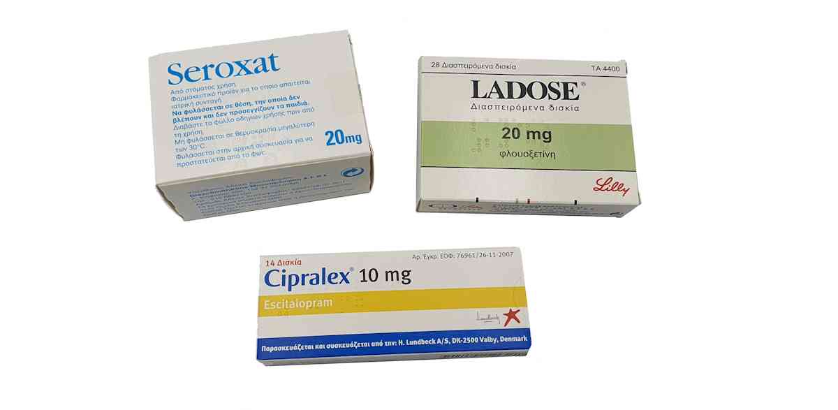 seroxat cipralex ladose