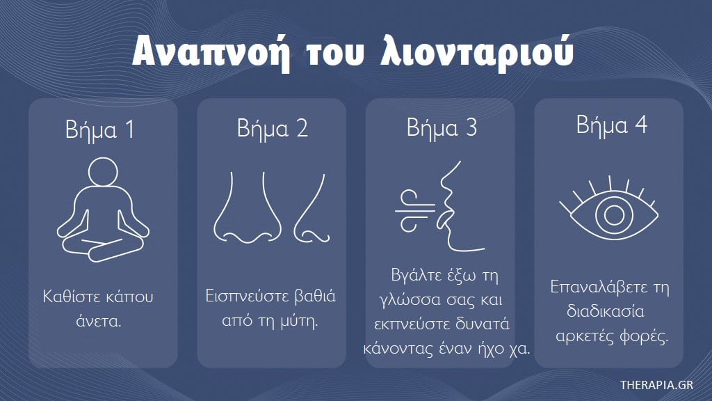 Αναπνοές για κρίση πανικού, Κρίσεις πανικού, Αναπνοή του λιονταριού, Βαθιές αναπνοές