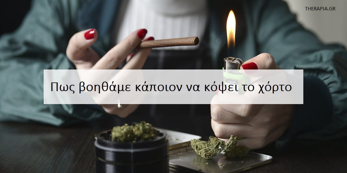 Πως βοηθάμε κάποιον να κόψει το χόρτο, Εθισμός στο χόρτο, Εθισμός στην κάνναβη, Εθισμός στη μαριχουάνα, Επιδράσεις χρήσης χόρτου, Πως θα βοηθήσω έναν αγαπημένο μου να κόψει το χόρτο, Τι μπορώ να κάνω για να βοηθήσω κάποιον να κόψει το χόρτο