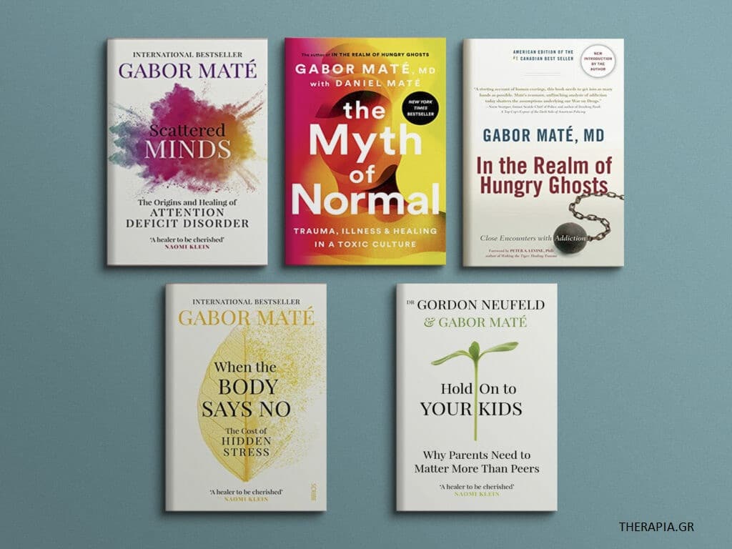 Gabor Mate, Gabor Mate θεωρίες, Gabor Mate βιβλία