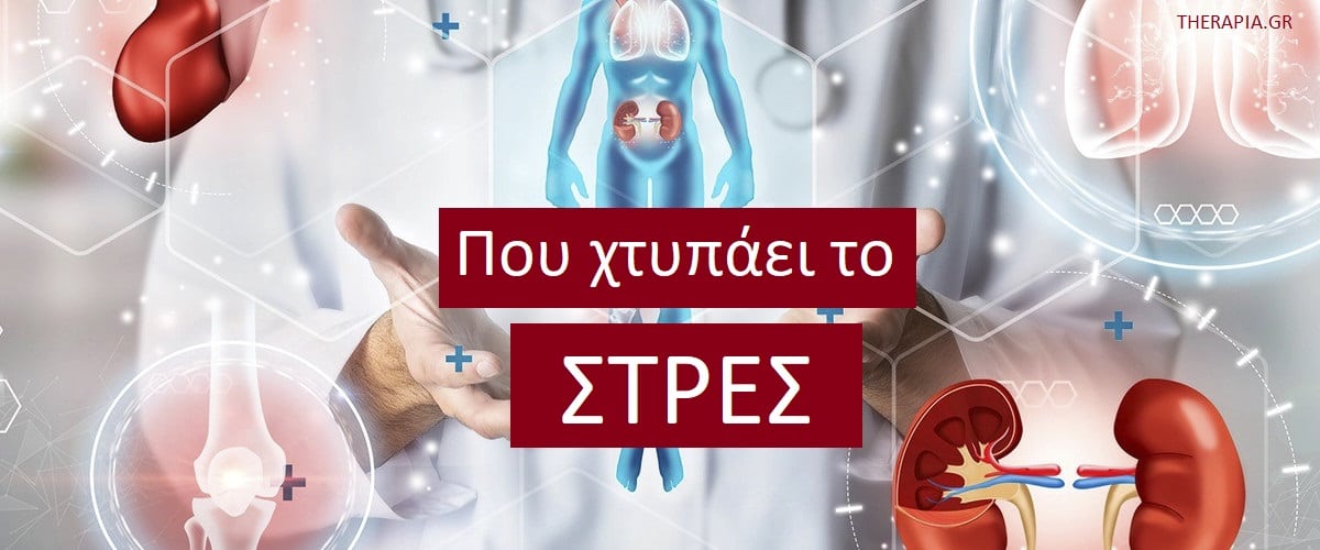 Που χτυπάει το στρες, Χρόνιο στρες, Αιτίες στρες, Μηχανισμός στρες, Επιδράσεις στρες στην ψυχική υγεία, Επιδράσεις στρες στο σώμα, Αντιμετώπιση άγχους, Διαχείριση άγχους