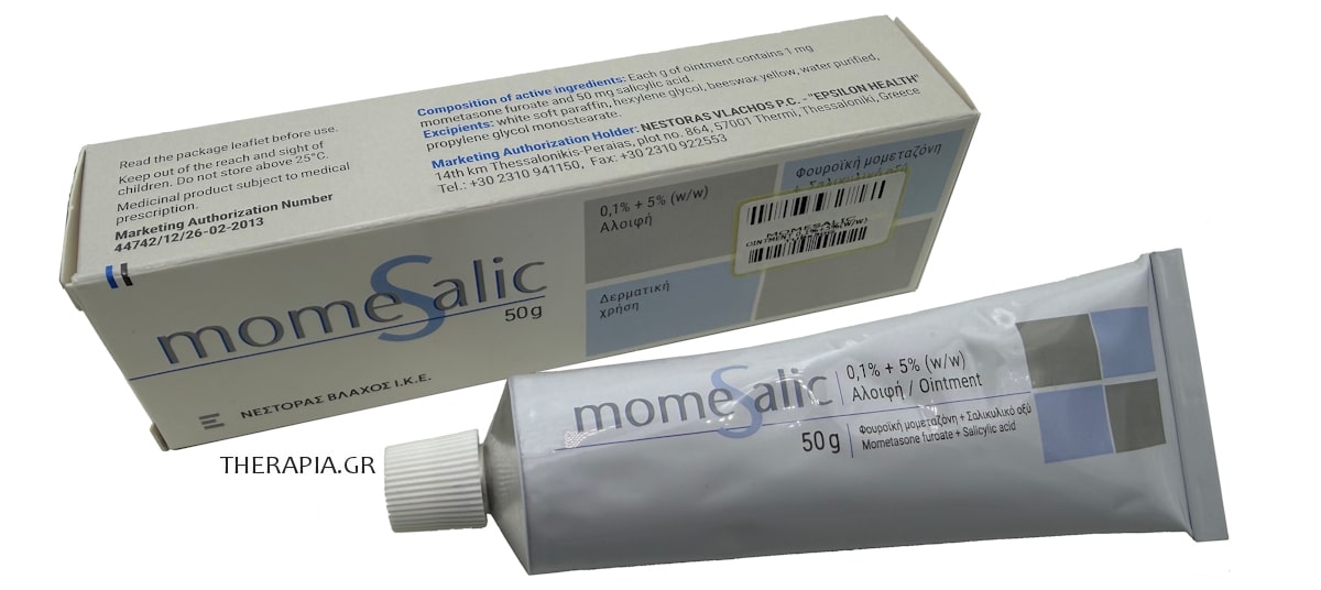 Momesalic, Μομεσαλικ, Αλοιφή, Κρέμα, Παρενέργειες, Τιμή, Ενδείξεις, Οδηγίες