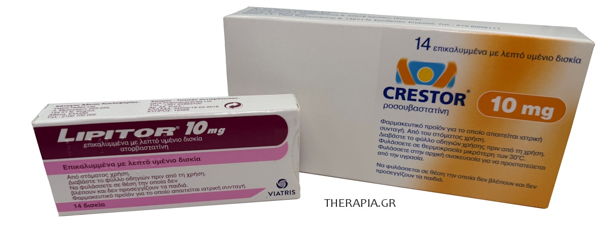 Lipitor, Crestor, Λιπιτορ, Κρεστορ, Στατίνες, Στατίνη, Καλύτερη στατίνη, Καλύτερο φάρμακο για τη χοληστερίνη