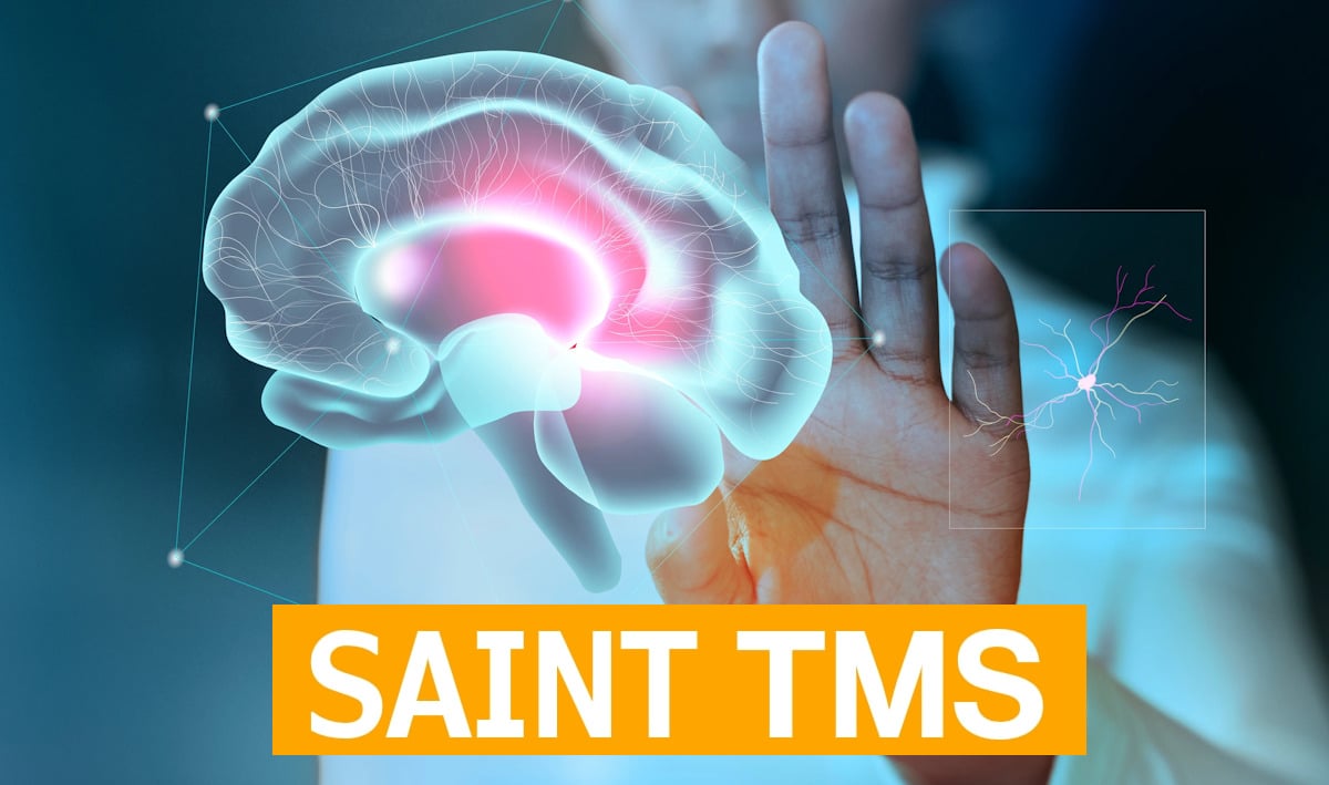 SAINT TMS, rTMS, iTBS, Standford