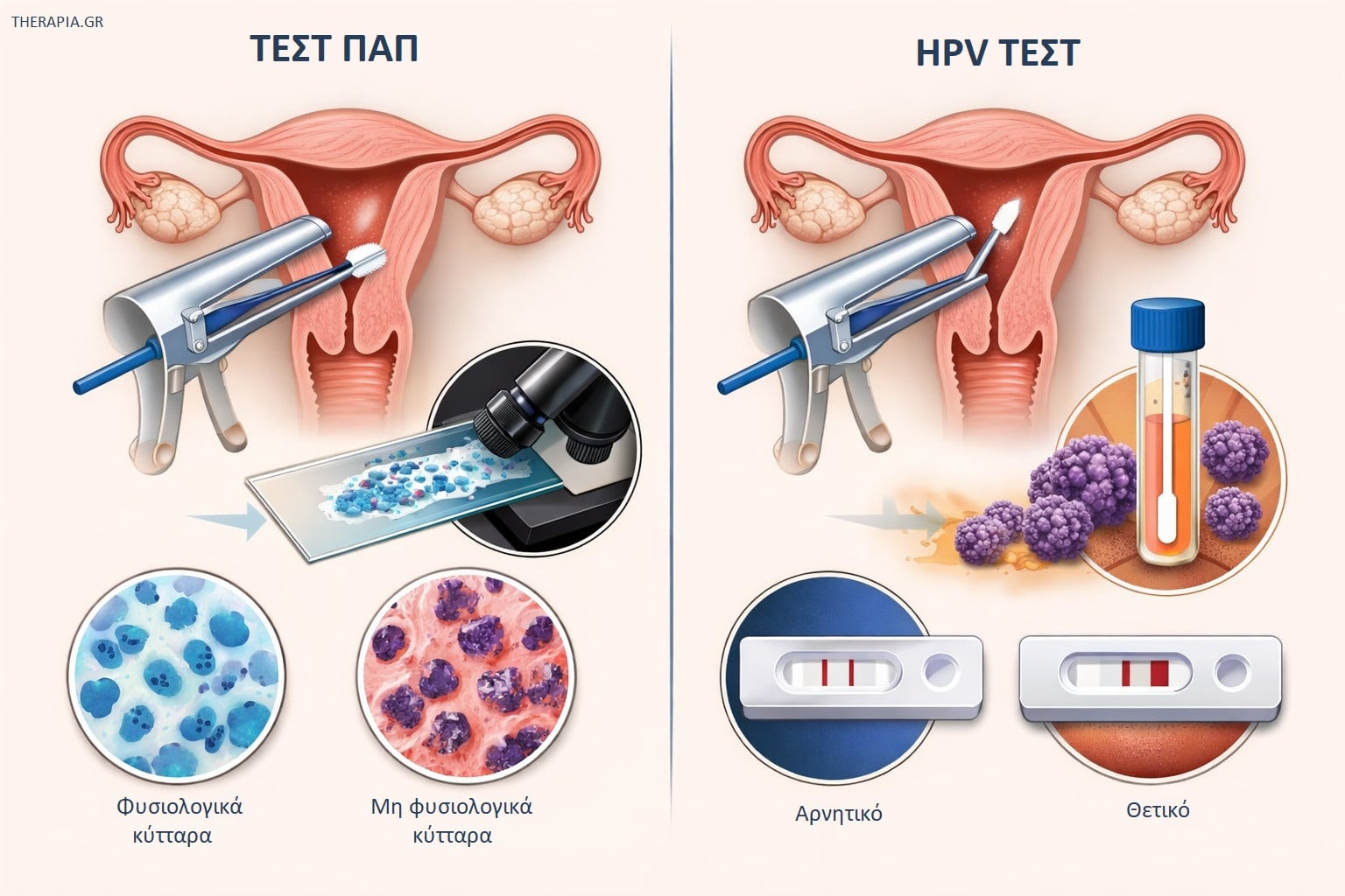 HPV, Καρκίνος, Εξετάσεις